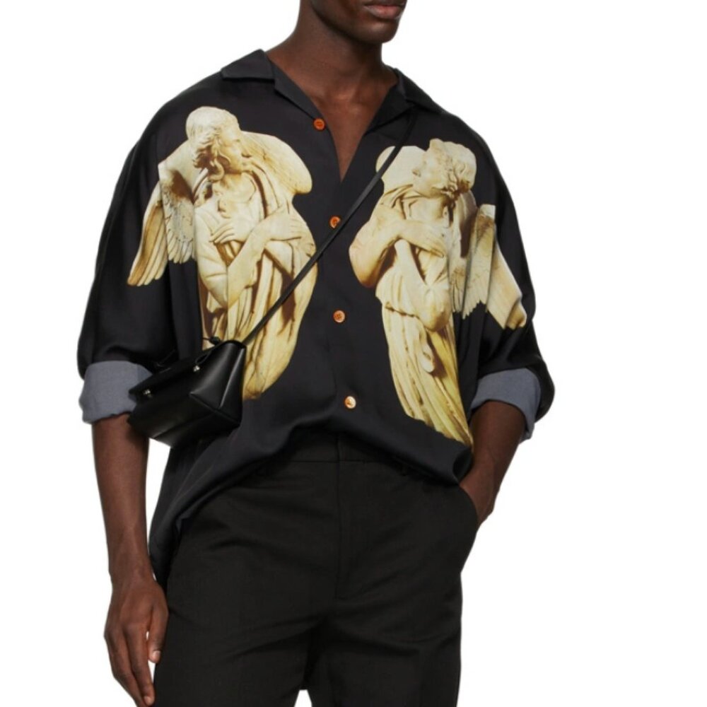 Acne Studios Angel Statues Print Shirt